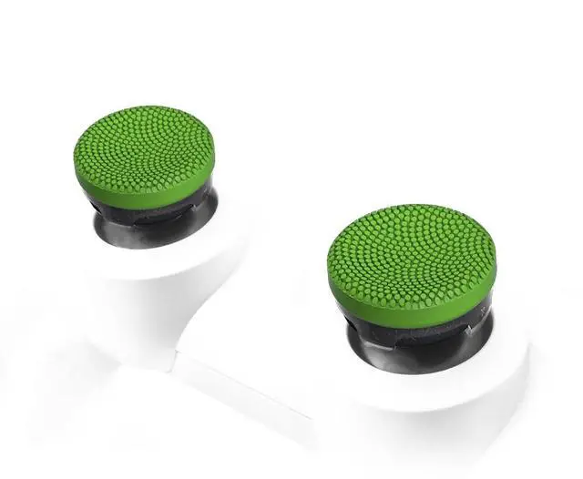 Alt view image 3 of 6 - Precision Sports Performance Thumbsticks for Xbox Series X (XBX) and Xbox One (XB1) Controller | Soccer Edition | Low-Rise, Concave | Green