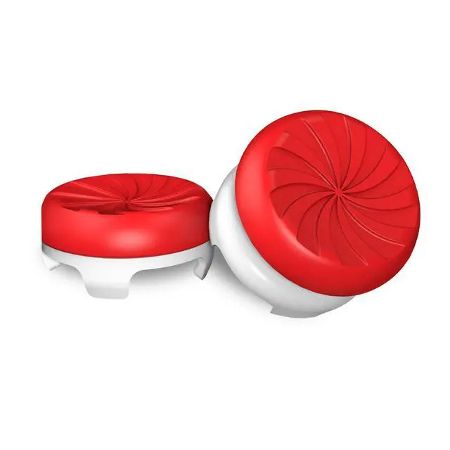 Alt view image 4 of 6 - FPS Freek Inferno for PlayStation 4 (PS4) and PlayStation 5 (PS5) Controller | Performance Thumbsticks | 1 High-Rise, 1 Mid-Rise | Red/White