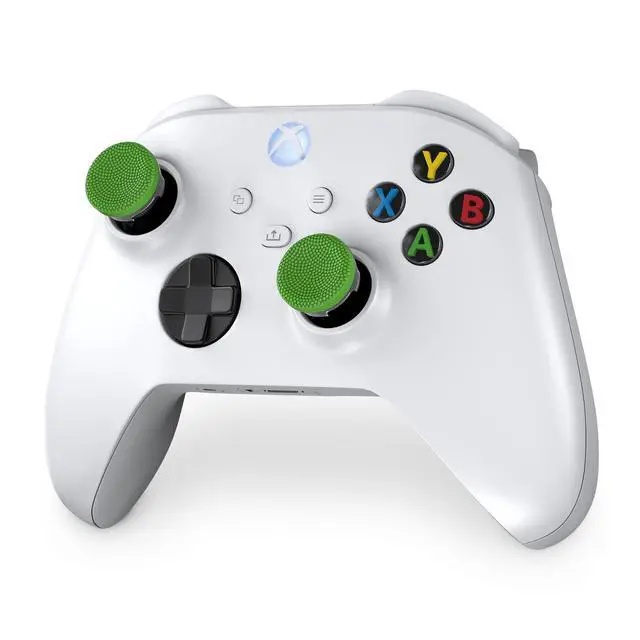 Alt view image 6 of 6 - Precision Sports Performance Thumbsticks for Xbox Series X (XBX) and Xbox One (XB1) Controller | Soccer Edition | Low-Rise, Concave | Green