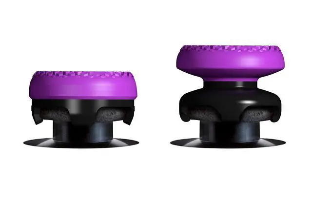 Alt view image 4 of 7 - Aim Boost Kit for PlayStation 5 (PS5) and PlayStation 4 (PS4) Controller | Includes Performance Thumbsticks and Precision Rings | Frenzy Edition