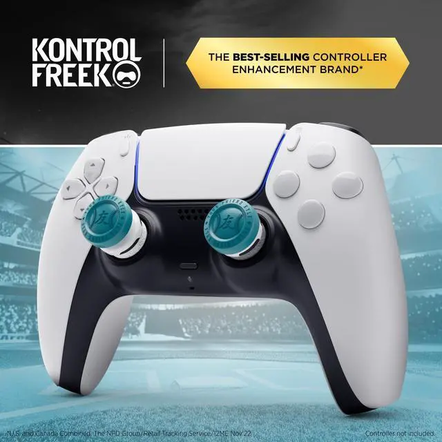 Alt view image 2 of 7 - YourFriendKyle (YFK) Precision Sports Baseball Kit | for PlayStation 4 (PS4), PlayStation 5 (PS5) Controller | Blue and White