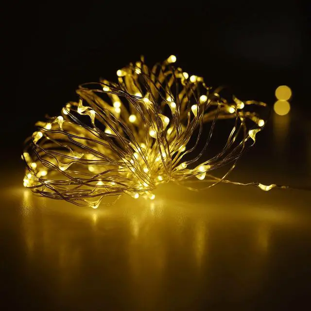 Alt view image 4 of 4 - USB Plug in Fairy Lights, 16ft Warm White Christmas Lights