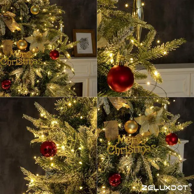 Alt view image 5 of 7 - 100FT 300LEDs Fairy Lights Plug in,Green Wire,Warm White