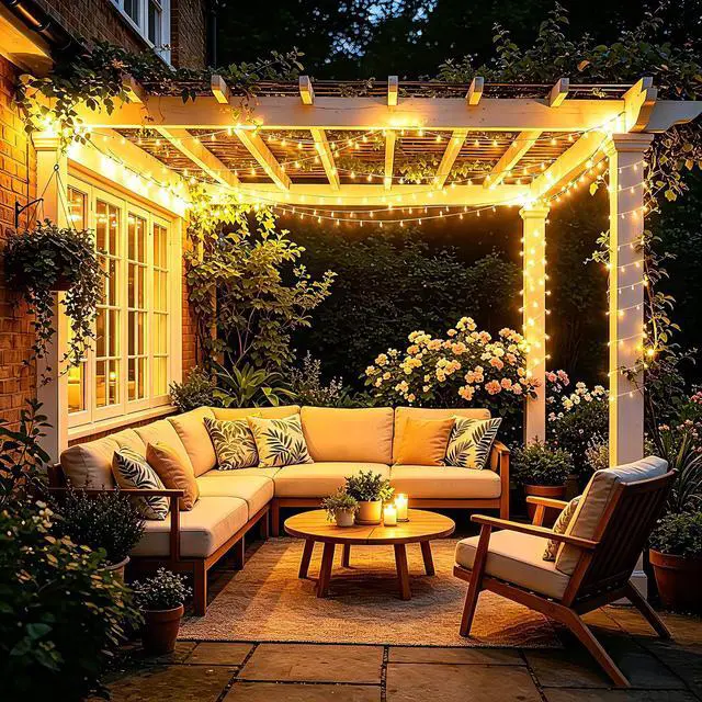 Alt view image 7 of 7 - 403FT 1000 LED String Lights Outdoor Fairy Lights Plug in Christmas Lights with Remote Timer 8 Modes for Outside House Garden Party Wedding Decorations-Warm White