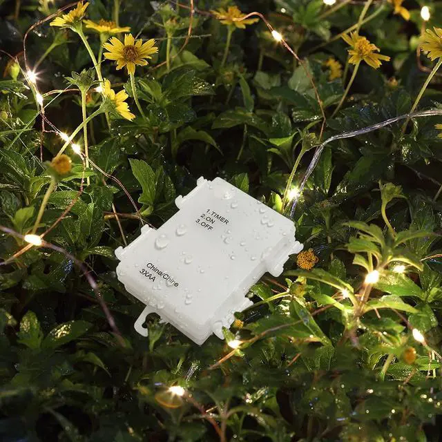 Alt view image 5 of 7 - 4 Pack Battery Operated Dewdrop Led Lights,Indoor Mini Fairy Lights with Timer Function,for Wedding Home Parties Christmas Holiday Decoration,6 Hours on/18 Hours Off ,30 Count LEDs,10 Feet