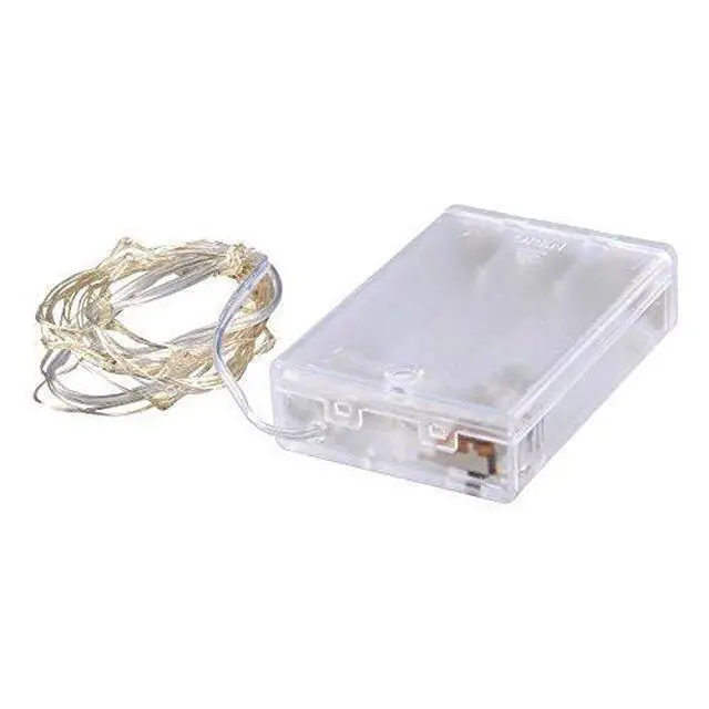 Alt view image 7 of 7 - Battery Operated Fairy String Lights, 16.5Ft 50 LEDs, Warm White