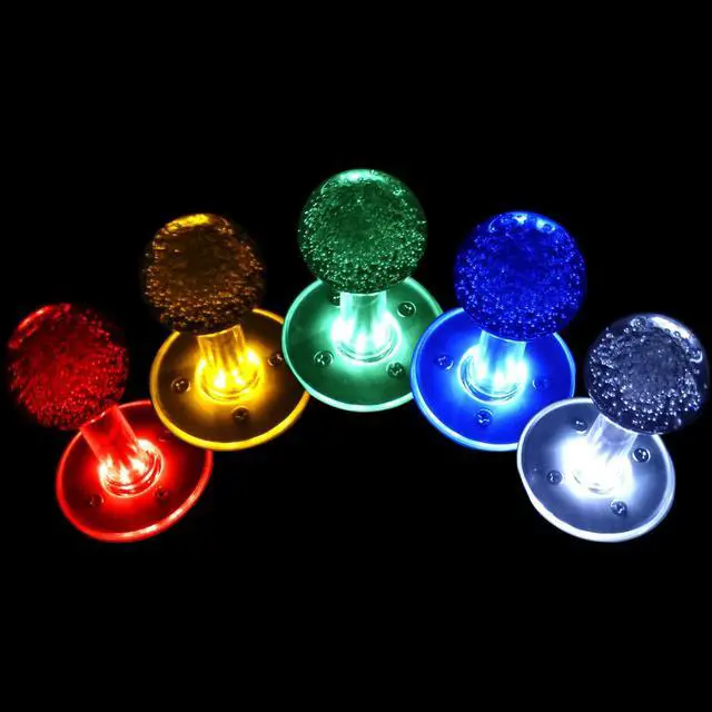 Alt view image 5 of 5 - Arcade LED Joystick SANWA Style Fight Game Joystick LED Stick Retro Joy Circular Octagonal Limiter for Retro Pie Raspberry Pi MAME JAMMA