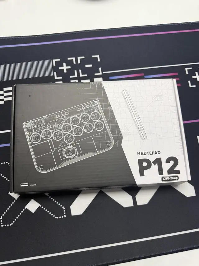 Alt view image 4 of 7 - Haute42 Leverless Arcade Stick P12, All-Button Arcade Controller