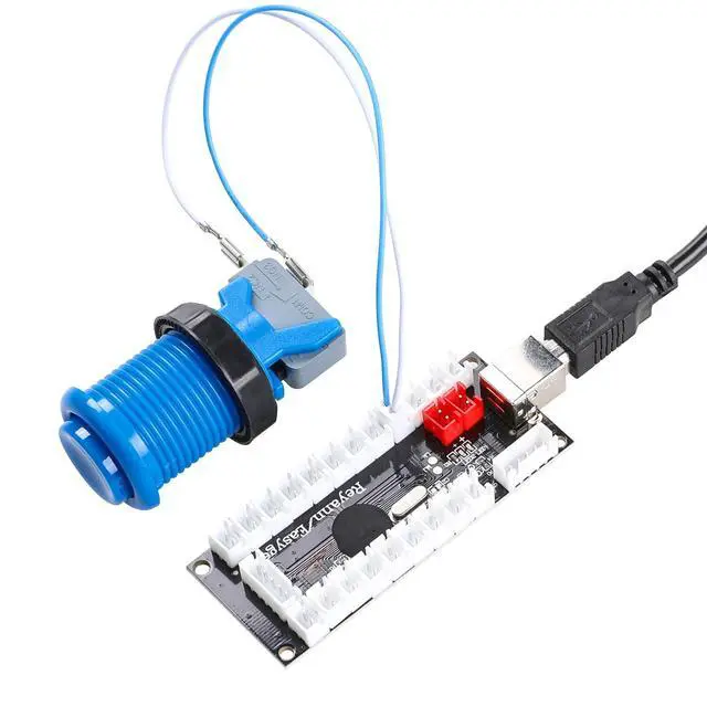 Alt view image 5 of 7 - Zero Delay Arcade USB Encoder Pc to Joystick for Mame Jamma & Other Pc Fighting Games for American Style Arcade Joystick & HAPP Style Arcade Buttons