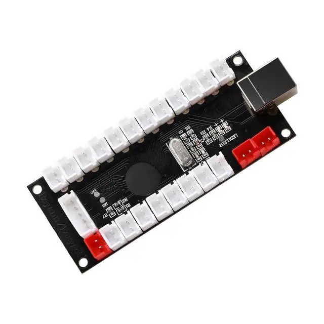 Alt view image 3 of 7 - Zero Delay Arcade USB Encoder Pc to Joystick for Mame Jamma & Other Pc Fighting Games for American Style Arcade Joystick & HAPP Style Arcade Buttons