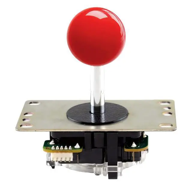 Alt view image 4 of 7 - JLF-TP-8YT Arcade Joystick (Red Ball Top) - Premium, High Precision, Responsive Controls, Multi-Platform Compatible - Ideal for Gaming Enthusiasts, for Arcade Jamma Game 4 & 8 Way Adjustable