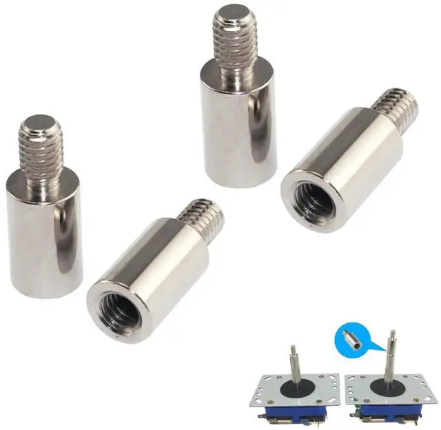 Main image of Arcade Game Joystick Extender 4 Pcs 15mm Arcade Cabinet Control Accessories, Make the Arcade Joystick Longer, for Retro Arcade US Balltop Joysticks