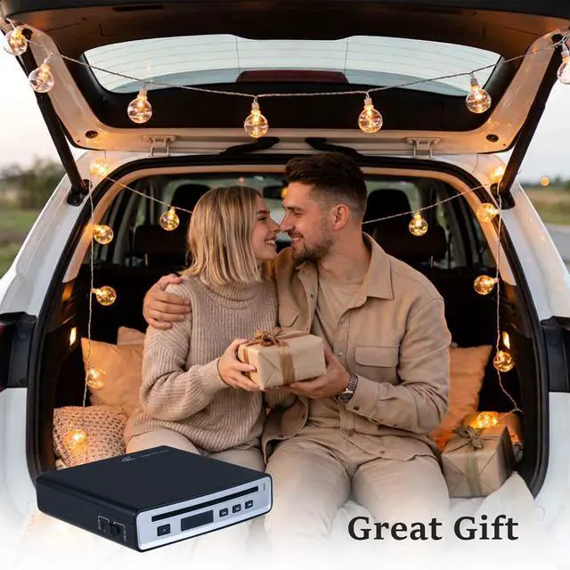 Alt view image 7 of 7 - Portable External Car CD Player, Anti-Shock Plug and Play CD Adapter with USB & Bluetooth Dual Connect, Lossless Audio Disc Player for Car Truck, Laptop, PC and Smart TV