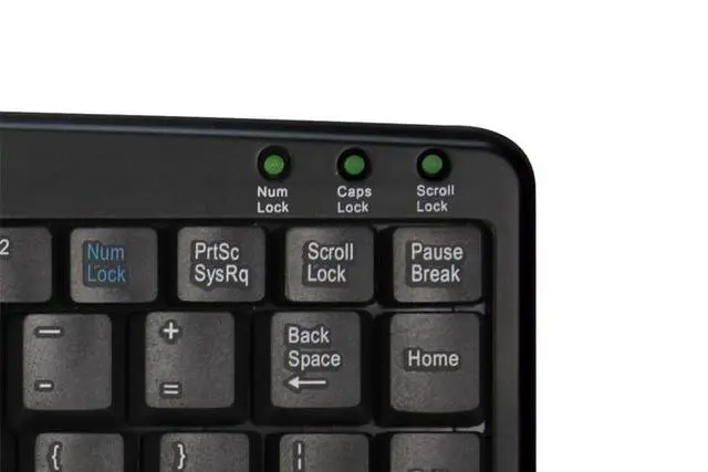 Alt view image 6 of 6 - AKB-410UB - SlimTouch Mini Wired USB Keyboard with Built-in Touchpad