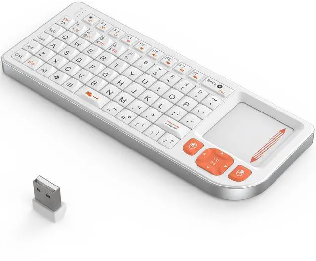 Main image of K809 Mini Keyboard with Touchpad, High-End Aluminum Alloy Frame,2.4G+BT