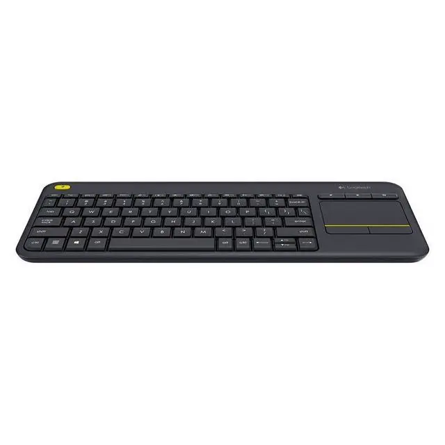 Alt view image 3 of 7 - Wireless Touch K400 Plus With 3.5-inch Multi-Touch Touchpad, Quiet Keys, 33 ft. Range, Plug-and-Play