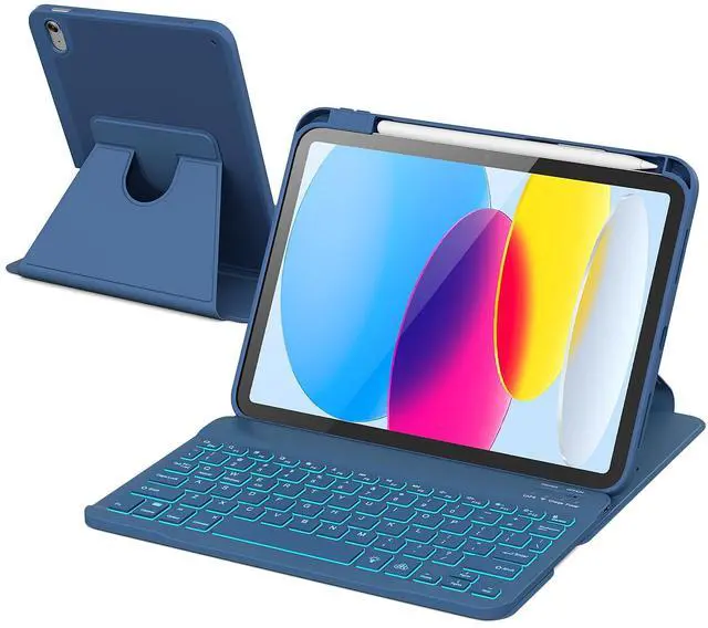 Main image of for iPad 11th(A16, 2025)/10th Generation Case with Keyboard