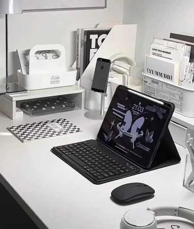 Alt view image 7 of 7 - for iPad (A16) 11/10th Gen Case with Keyboard 11/10.9"