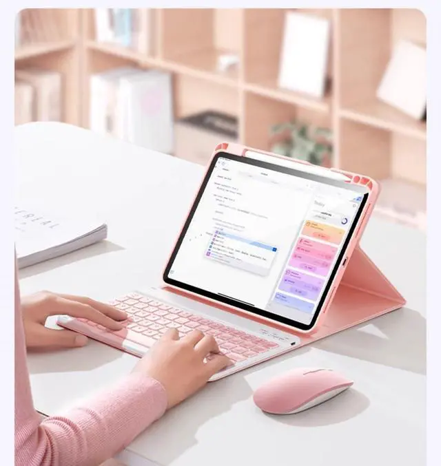 Alt view image 6 of 7 - for iPad Air 11-inch Case with Keyboard M4/M3/M2/Air 5th Air 4th Gen