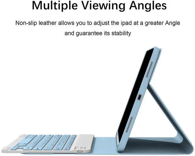 Alt view image 4 of 7 - Keyboard Case with Pencil Holder for iPad 11th Generation (A16), 10th Gen