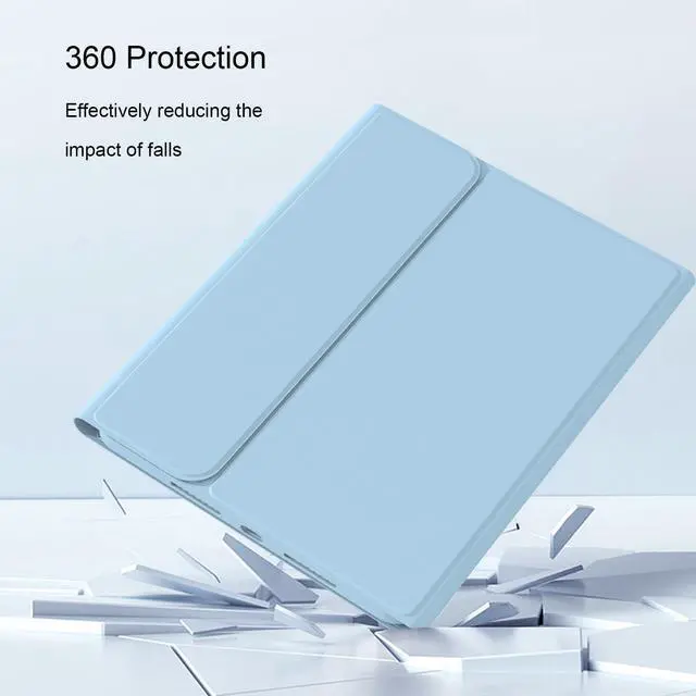 Alt view image 7 of 7 - Keyboard Case with Pencil Holder for iPad 11th Generation (A16), 10th Gen