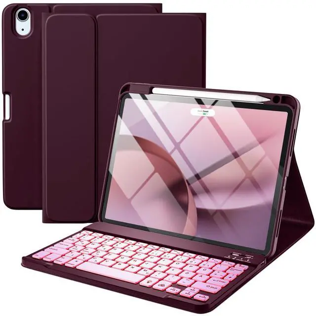 Main image of for iPad Air 11 Inch & Air 5th 4th Generation Case with Keyboard