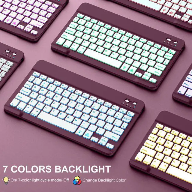 Alt view image 5 of 7 - for iPad Air 11 Inch & Air 5th 4th Generation Case with Keyboard