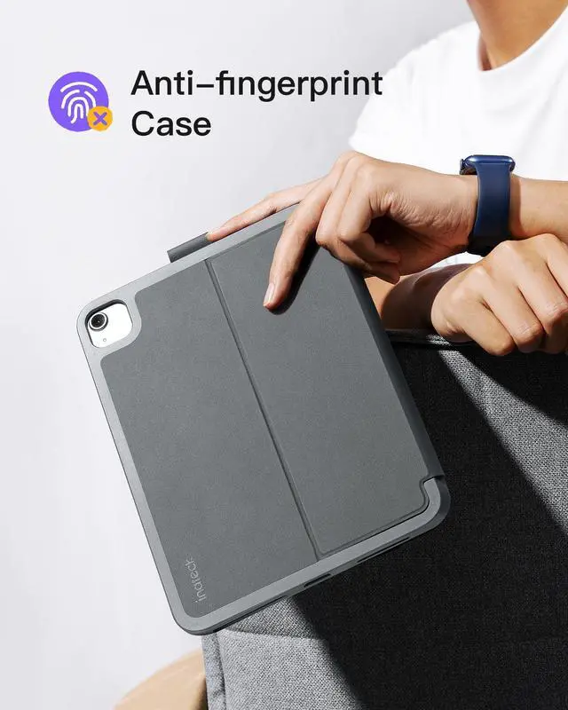 Alt view image 6 of 6 - for iPad (A16) 11th/10th Gen Case with Keyboard, Ultralight 427g