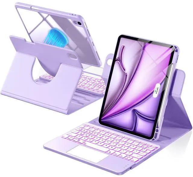 Main image of for iPad Air 11-inch & Air 5/4th Generation Case with Keyboard - 360