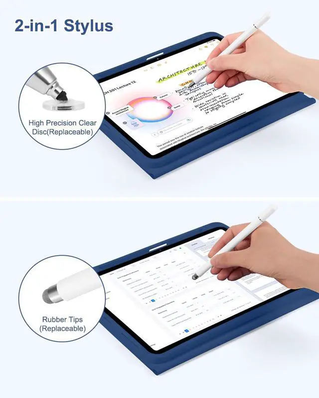 Alt view image 6 of 7 - Touchpad Keyboard Case for iPad A16 11th/10th Generation/Air 11