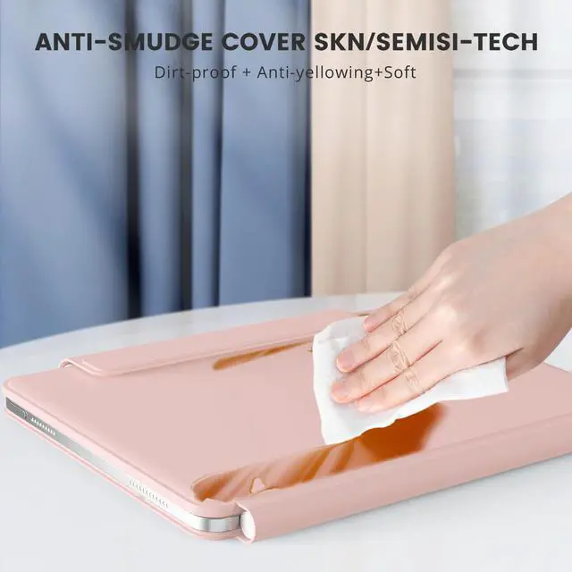 Alt view image 3 of 7 - for iPad 11th(A16, 2025)/10th Generation Case with Keyboard, Magic Keyboard 2022, Springy Backlit Keys, Stain-Resistant Surface, Multi-Touch Trackpad, Pink