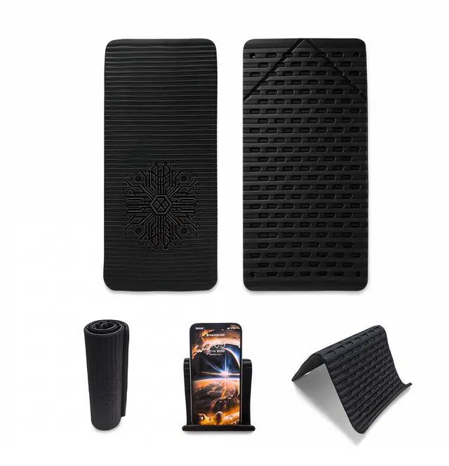 Main image of Flexible Foldable Phone Holder Black