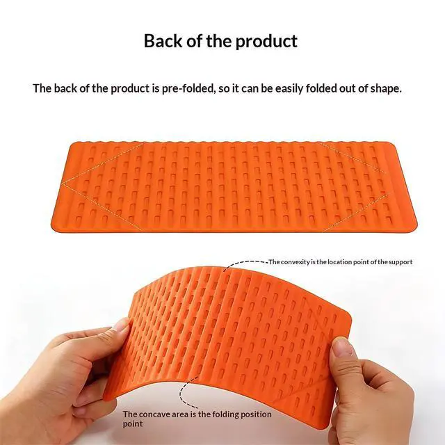 Alt view image 4 of 7 - Flexible Foldable Phone Holder Black