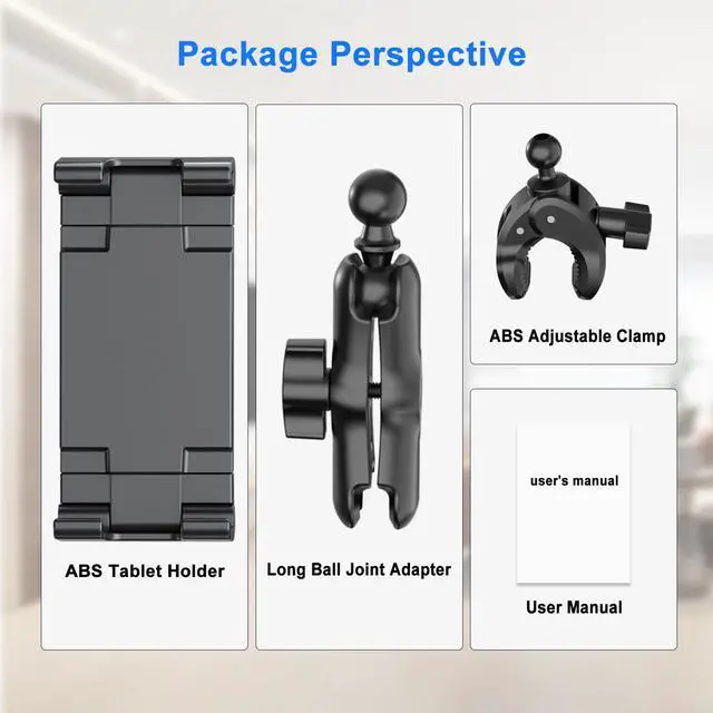 Alt view image 7 of 7 - Tablet Holder for Mic Stand 360° Swivel iPad Music Stand Mount for Microphone with Clamp, Musicians Stage Portable Stands Guitar Tripod Accessories Compatible 5.5-14.6'' Devices