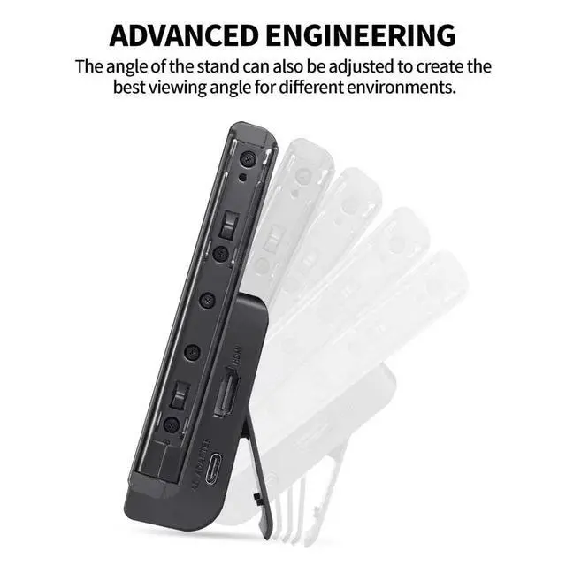 Alt view image 6 of 7 - TV Dock Station for Switch 2 and Gen 1, Mini Portable TV Base Docking Station Charging Stand Playstand Replacement Accessories with 4K@120Hz HDMI Adapter for Switch, OLED