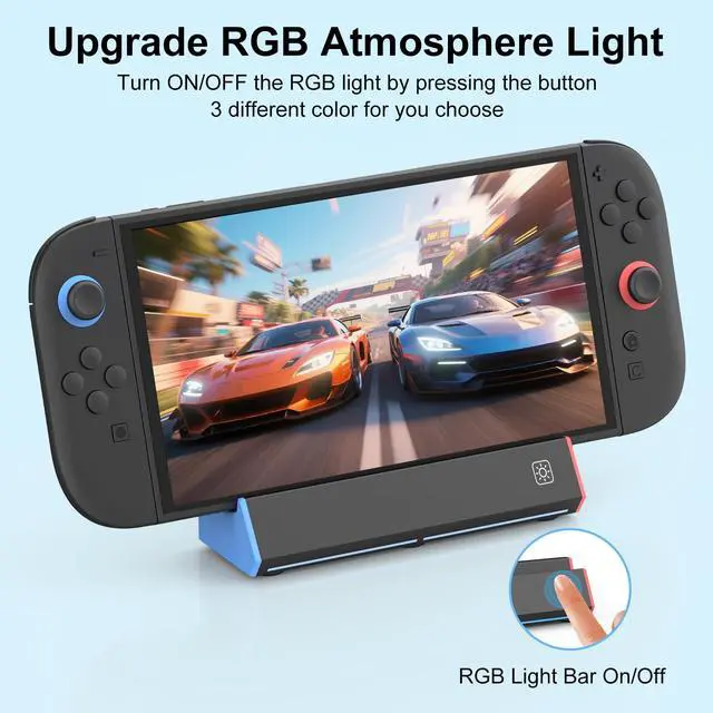 Alt view image 6 of 7 - Switch 2 Dock Station for Nintendo Switch 2 with 4K 120Hz HDMI