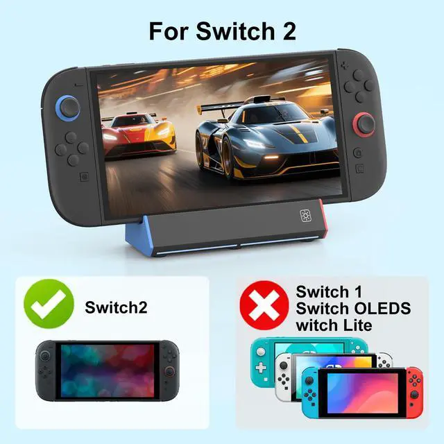 Alt view image 7 of 7 - Switch 2 Dock Station for Nintendo Switch 2 with 4K 120Hz HDMI