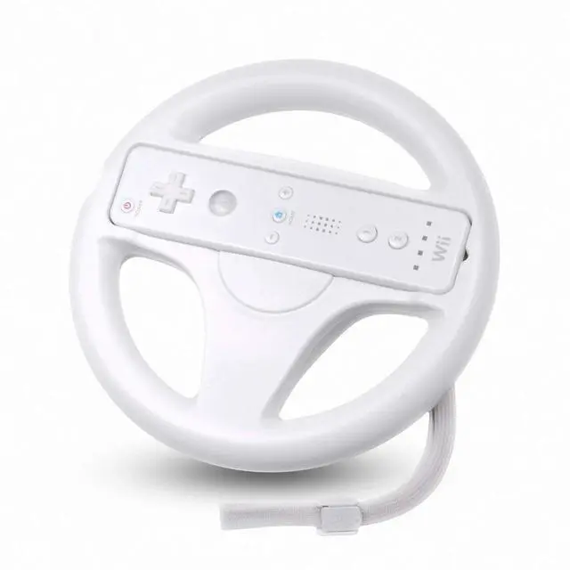 Alt view image 3 of 5 - Mario Kart Racing Wheel, 2 Sets White Color Bundle