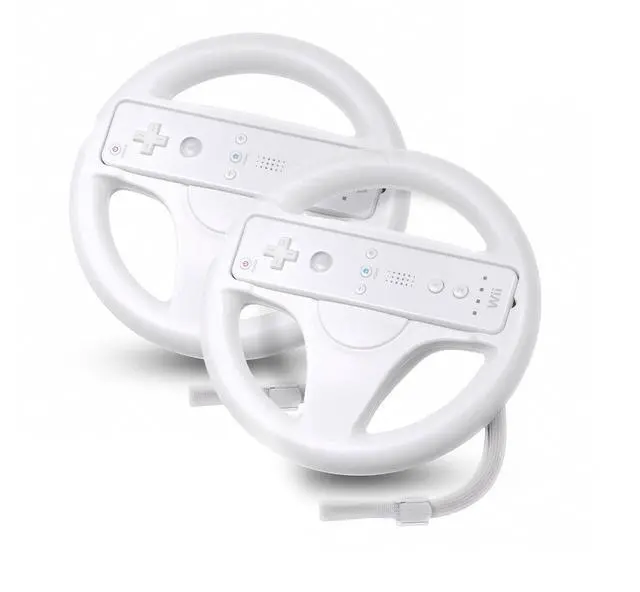 Alt view image 4 of 5 - Mario Kart Racing Wheel, 2 Sets White Color Bundle