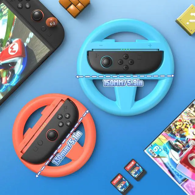 Alt view image 4 of 7 - Switch 2 Steering Wheels for Nintendo Switch 2(2025) for JoyCon 2