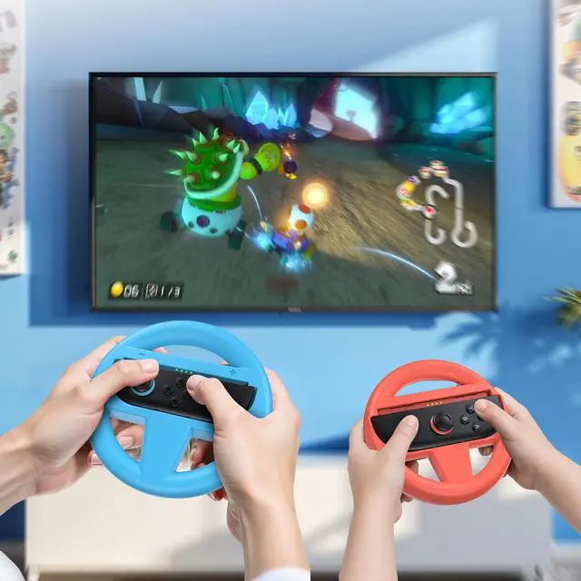 Alt view image 6 of 7 - Switch 2 Steering Wheels for Nintendo Switch 2(2025) for JoyCon 2