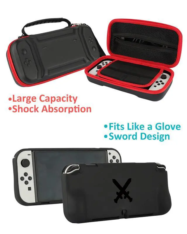 Alt view image 4 of 7 - Switch OLED Accessories,Family Bundle Accessories for Nintendo Switch OLED