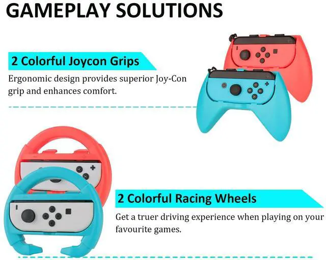 Alt view image 6 of 7 - 23 in 1 Accessories Bundle for Nintendo Switch OLED Model