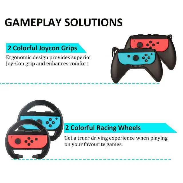 Alt view image 6 of 7 - Switch Accessories Bundle for Nintendo Switch (23 in 1)