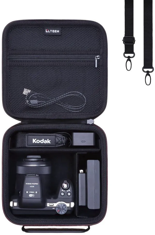 Main image of Case for KODAK PIXPRO AZ528/AZ425/AZ405/AZ255/AZ653 Digital Camera | Hard EVA Shell, Water-Resistant, Shock Protection, Scratch-Resistant Interior, Portable Travel Storage Case Only