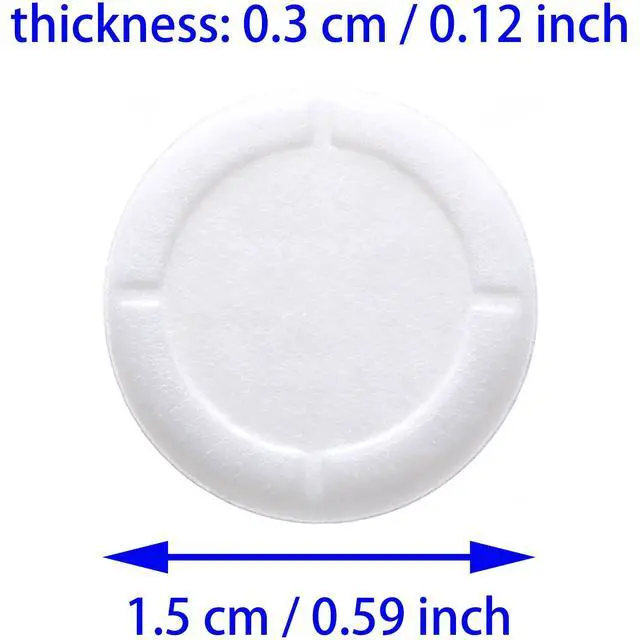 Alt view image 2 of 4 - 4-Pack White Silicone Joystick Caps for Nintendo Switch