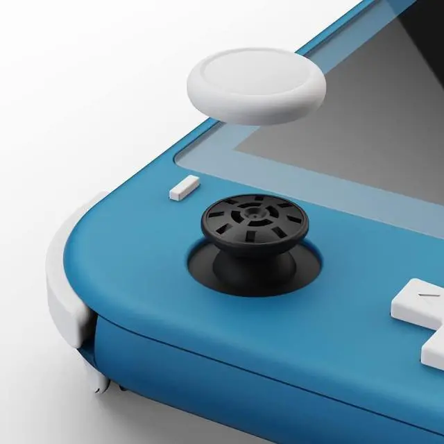 Alt view image 2 of 3 - Joystick Replacement Cap Thumb Grip for Nintendo Switch & Switch OLED & Switch Lite Analog Joystick Replace Cap Cover (Black)