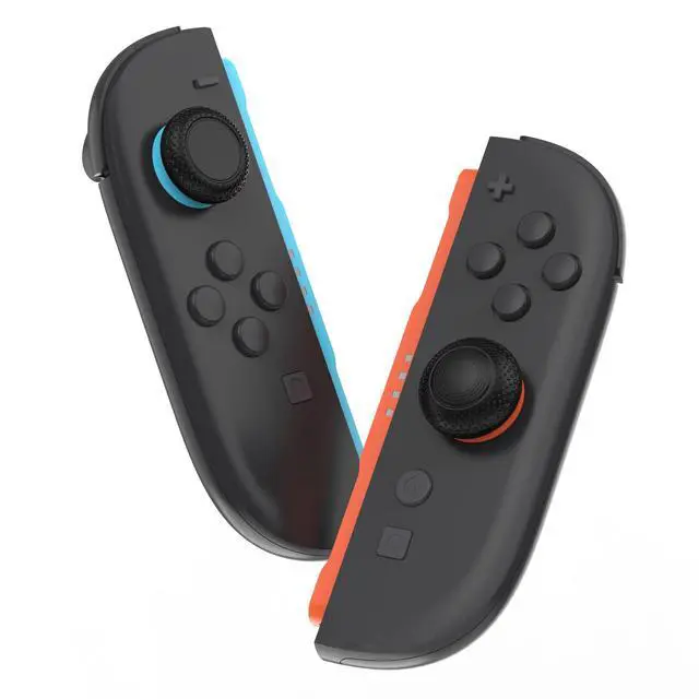 Alt view image 7 of 7 - 8-in-1 Pro Thumb Grips for Nintendo Switch 2 | 4 Heights(5-10mm) Joystick Caps for FPS/RPG | Ergonomic Design Silicone Thumbstick Cover Accessories for Joycon 2, Black (8-Pack)