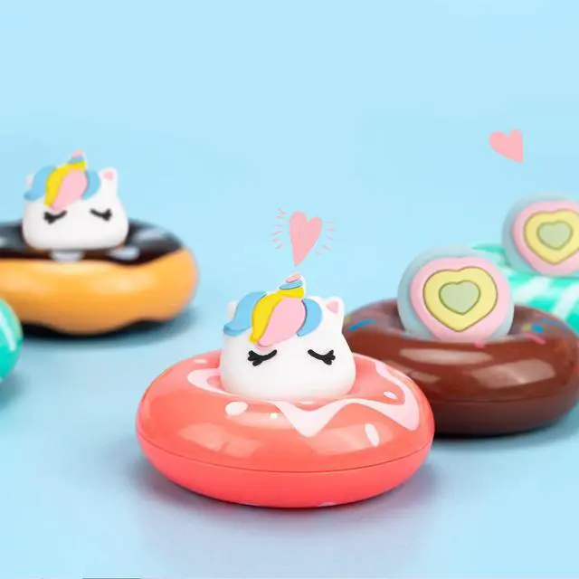 Alt view image 2 of 7 - Cute Pony & Love Heart Thumb Grips Caps for Switch Lite/OLED - Soft Silicone Joystick Button Caps, Analog Joy Con Stick Protective Cover, Rainbow (4PCS)