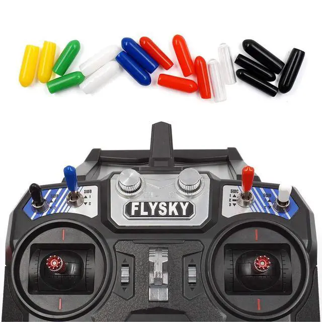 Alt view image 5 of 6 - 18 PCS Anti-Slipping Switch Rubber Cap Sheath Cover for Radiomaster TX16s Jumper T16 T18 FrSky X9D QX7 Flysky Spektrum DX8e NX8 Radiolink and Futaba Transmitter